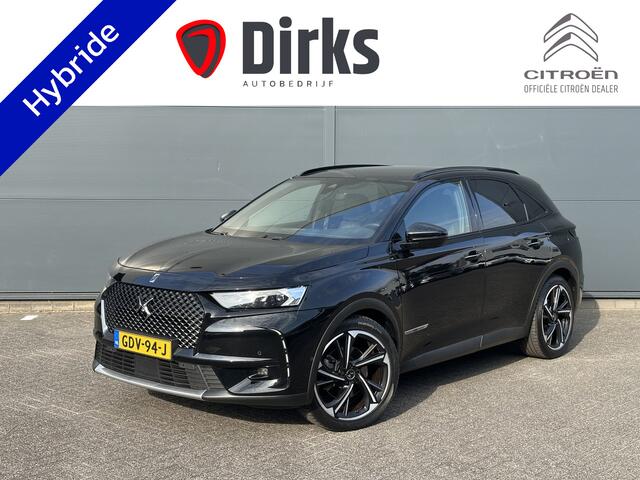 DS DS 7 Crossback Crossback 300pk E-Tense 4x4 Louvre (Elektrisch Schuifdak - Leder incl verwarming/koeling/massage/geheugen - NightVision - Focal Electra - 360gr Camera - 20"- Elektrische Klep - LED)