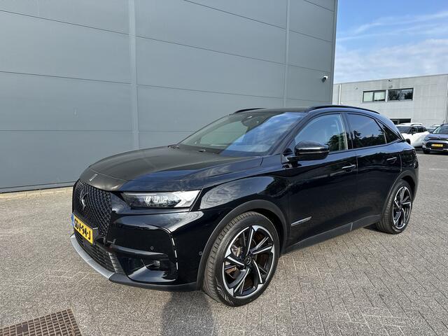 DS DS 7 Crossback Crossback 300pk E-Tense 4x4 Louvre (Elektrisch Schuifdak - Leder incl verwarming/koeling/massage/geheugen - NightVision - Focal Electra - 360gr Camera - 20"- Elektrische Klep - LED)