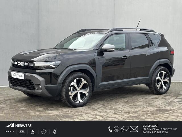 Dacia DUSTER 1.6 Hybrid 140 Journey Automaat / Fabrieksgarantie tot 04-2028 / Pack parking / Pack Winter / Draadloze telefoon lader / Apple Carplay/Android Auto / Cruise control / Climate control / Stuur & Stoelverwarming /