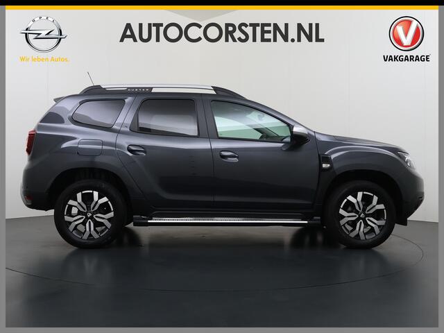 Dacia DUSTER 1.3TCe 131PK Prestige Trekhaak Navi Camera Apple Carplay Android Auto Ecc Bluetooth Cruise Control Pdc Dodehoek Signalering Isofix Privacy Glas Sidesteps Lmv ESP 1.500KG Trekgewicht Origineel Nederlandse Auto