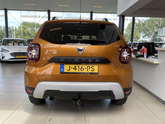 Dacia DUSTER 1.0 TCe Prestige,2E Eigenaar,Dealeronderhouden,Navigatie,Achteruitrijcamera,Bluetooth,Spraakbediening,DAB,Airco,Cruisecontrol,Trekhaak,V&A Sensoren,Dakrail,17 Inch Lmv