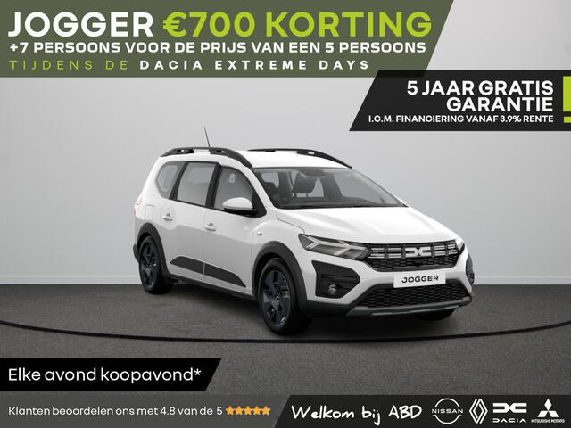 Dacia Jogger TCe 100 ECO-G 6MT Expression 7-zits | Bekleding 'Expression' | Cruise Control met snelheidsbegrenzer | ISOFIX-bevestigingssysteem voor kinderzitjes op de buitenste zitplaatsen achter
