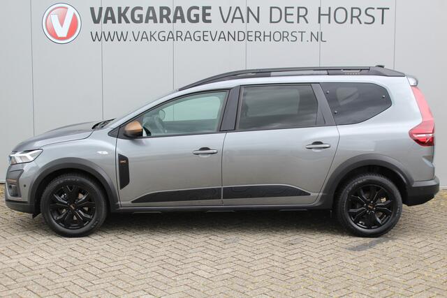 Dacia Jogger 1.0-110pk TCe 110 Extreme+ 7-zitter ! Zeer nette en erg praktische Dacia ! Autm. airco, metallic lak, stoelverwarming, LM wielen+all season banden, cruise control, pdc v+a, dodehoek assistent, camera, navigatie, telefoonvoorb., etc.
