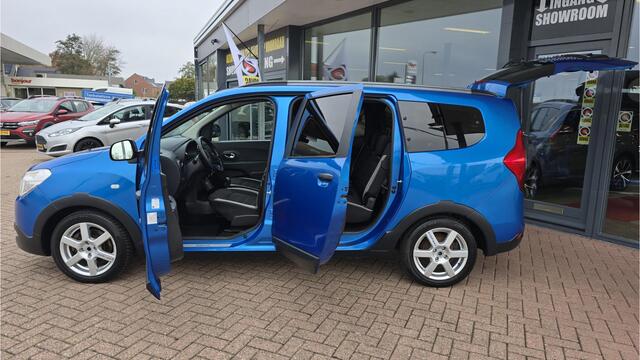 Dacia LODGY 1.2 TCe Stepway 7p. Airco, Voorstoelen verwarmd, Multimediasysteem, Navigatie, , Cruise control, Achteruitrijcamera, Parkeersensoren, Elektrische ramen en spiegels, Lichtmetalen velgen, BOVAG GARANTIE