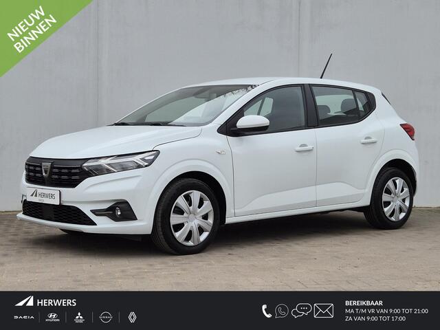 Dacia SANDERO 1.0 TCe 90 Comfort Automaat / Navigatie via Apple Carplay of Android Auto / Cruise control / Airco / Trekgewicht 1100 kg / Apple Carplat Android Auto /