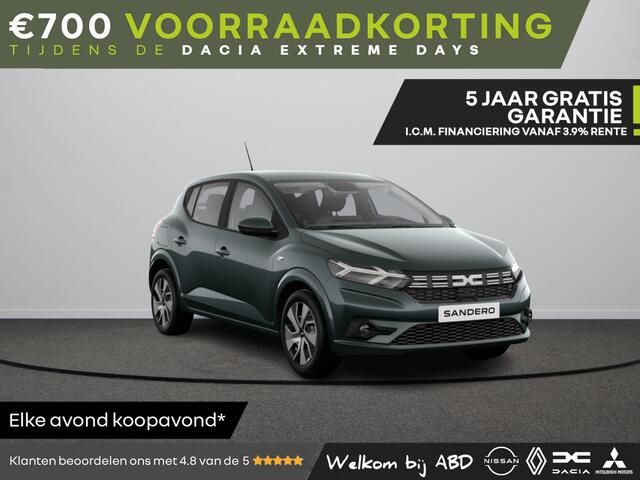 Dacia SANDERO TCe 100 ECO-G 5MT Expression | Bekleding Comfort | Cruise Control en snelheidsbegrenzer | Dagrijverlichting