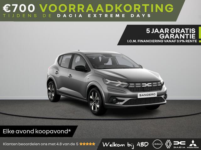 Dacia SANDERO TCe 90 5MT Journey | Achteruitrijcamera | Bekleding Comfort | Cruise Control en snelheidsbegrenzer