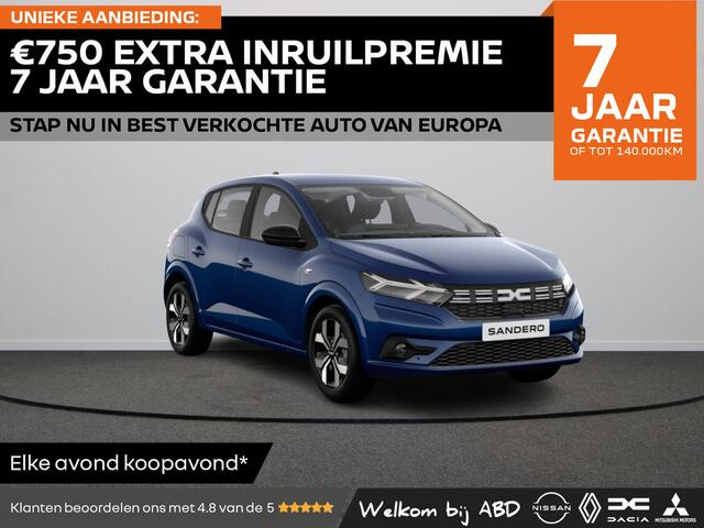 Dacia SANDERO Journey TCe 100 ECO-G | Achteruitrijcamera | Bekleding Comfort | Cruise Control en snelheidsbegrenzer