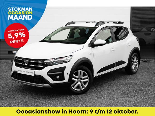 Dacia SANDERO Stepway 1.0 TCe 100 PK Bi-Fuel Comfort | camera achter | blind sport warning | ECC | stoelverwarming voor | spatlappen rondom | handsfree card | NAV | | incl. Bovag rijklaarpakket met 12 maanden garantie