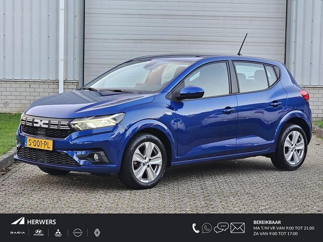 Dacia SANDERO 1.0 ECO-G Expression / 1e Eigenaar / Trekhaak / Apple Carplay & Android Auto / Climate Control / Lichtmetalen Velgen / Parkeersensoren / Airco / Cruise Control /
