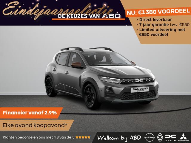 Dacia SANDERO Stepway Extreme Eco-G | Achteruitrijcamera | Cruise Control en snelheidsbegrenzer | Dacia Handsfree card voor openen, sluiten en starten zonder sleutel