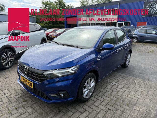 Dacia SANDERO BWJ 2021 1.0 TCe 92 PK 90 Expression FULL LED | CAMERA | DAB | CARPLAY + ANDROID | CLIMA | CRUISE | LMV | PDC