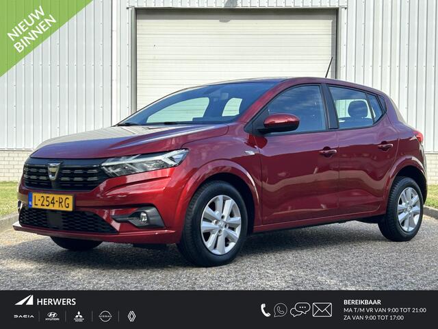 Dacia SANDERO 1.0 TCe 100 Bi-Fuel Expression / Dealer Onderhouden / 1e Eigenaar / Navigatie / Apple Carplay & Android Auto / Sensoren Achter / LPG / Benzine /