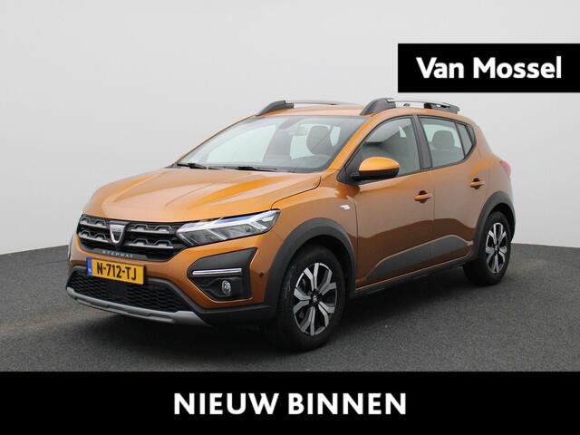 Dacia SANDERO Stepway 1.0 TCe 90 Comfort | Trekhaak | Pack Easy | Pack Assist | 16" LMV 'Mahalia' | Climate Control | Licht- & Regensensor | LED-Verlichting | Cruise Control & Snelheidsbegrenzer | Apple Carplay & Android Auto