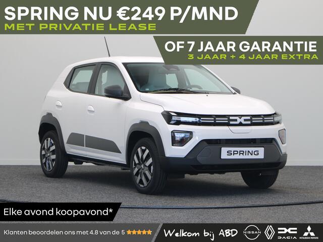 Dacia Spring Expression Electric 65 | Cruise Control met snelheidsbegrenzer | ISOFIX-bevestigingssysteem voor kinderzitjes op de buitenste zitplaatsen achter | Parkeersensoren achter met sonische weergave