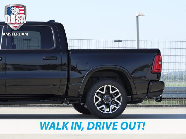 Dodge 1500 RAM Laramie | Sport | Crew Cab | 4X4 | 2025 | Panorama | 12-inch Touchscreen | Sport Package Meerprijs extra opties / Accessoires - Deksel, Backflip, Fenders, wraps, Stripings etc