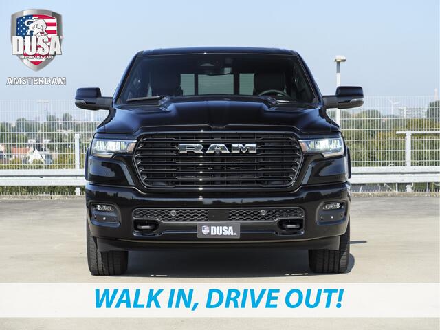 Dodge 1500 RAM Laramie | Sport | Crew Cab | 4X4 | 2025 | Panorama | 12-inch Touchscreen | Sport Package Meerprijs extra opties / Accessoires - Deksel, Backflip, Fenders, wraps, Stripings etc