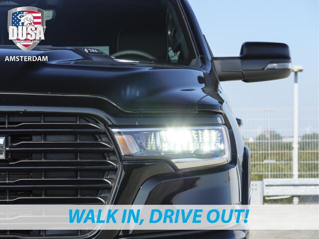 Dodge 1500 RAM Laramie | Sport | Crew Cab | 4X4 | 2025 | Panorama | 12-inch Touchscreen | Sport Package Meerprijs extra opties / Accessoires - Deksel, Backflip, Fenders, wraps, Stripings etc