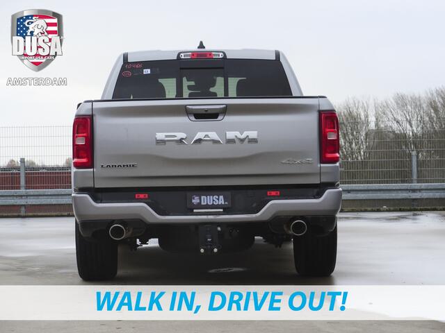 Dodge 1500 RAM | Laramie | Sport | Crew Cab | 4X4 | 2025 | Panorama | 12-inch Touchscreen | Sport Package Meerprijs extra opties / Accessoires zoals Deksel, Backflip, Fenders, wraps, Stripings etc