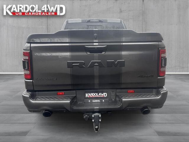 Dodge 1500 Ram 5.7 V8 4x4 Crew Cab Laramie | Model24 BPM VRIJ!| Elektr. treeplanken | SPECIAL STRIPING| Head-up | 360gr camera| Panorama | Trekhaak | LPG| Tonneau cover | | NIEUWE AUTO | Geheel rijklaarprijs | DIRECT RIJDEN |