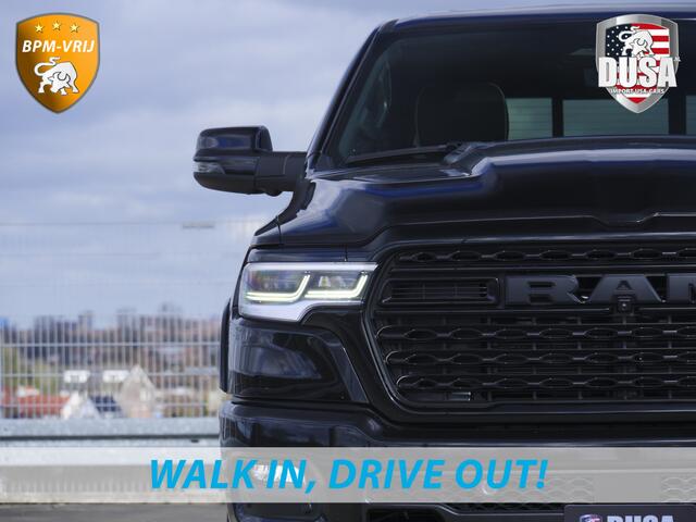 Dodge 1500 RAM | | Limited | Night | 3.0L Twin-Turbo I6 | High Output | RAMBOX Passenger Display | 14,4 Touch Screen | Harman Kardon | INCL BPM-VOORDEEL Getoonde accessoires zijn verkrijgbaar tegen meerprijs