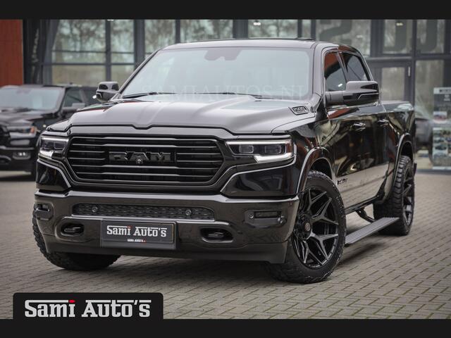 Dodge 1500 RAM LONGHORN BLACK OPS | HUD & VIRTUAL | PRIJS MET LPG + HEAD UP ADG + DEKSEL + PANORAMADAK GWJ + LUCHTVERING SER + BOM VOL | LIMITED LONGHORN® | CREW CAB | DUBBELE CABINE | 5,7L V8 HEMI 402 PK 4X4 | 5 PERSOONS | GRIJSKENTEKEN | VOORRAAD NR 2202 - 9563