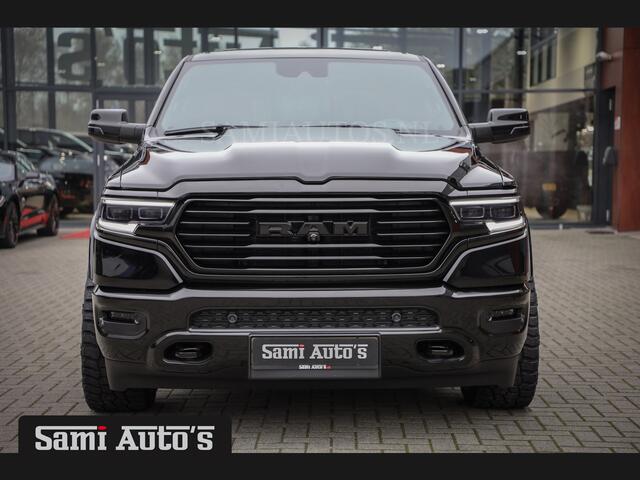 Dodge 1500 RAM LONGHORN BLACK OPS | HUD & VIRTUAL | PRIJS MET LPG + HEAD UP ADG + DEKSEL + PANORAMADAK GWJ + LUCHTVERING SER + BOM VOL | LIMITED LONGHORN® | CREW CAB | DUBBELE CABINE | 5,7L V8 HEMI 402 PK 4X4 | 5 PERSOONS | GRIJSKENTEKEN | VOORRAAD NR 2202 - 9563