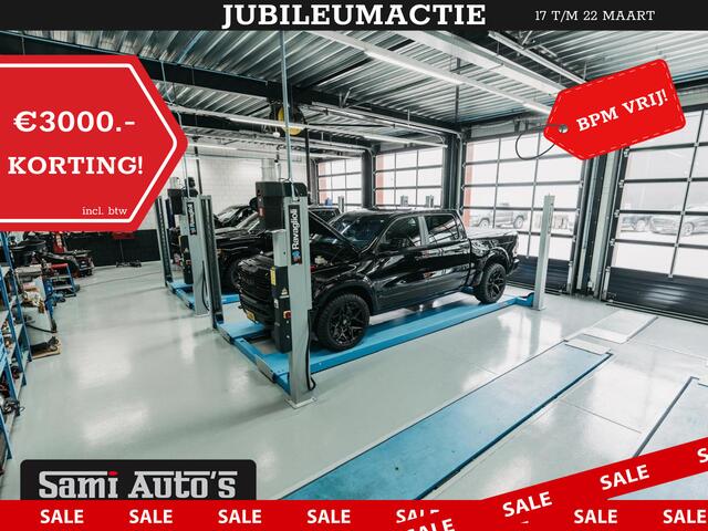 Dodge 1500 Ram LIMITED NIGHT 540PK 706 Nm HIGH OUTPUT | XB9 | MASSAGE | BOM VOL | CREW CAB | DUBBELE CABINE | GRIJSKENTEKEN | DE MEEST LUXUEUZE en BEGEERDE Pick-up VOORRAAD NR 2354 - 3380