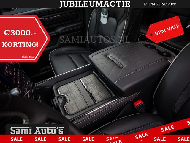 Dodge 1500 Ram LIMITED NIGHT HIGH OUTPUT | DE MEEST LUXUEUZE PICK UP | H.O 540PK 706 Nm 2025 | XB9 | MASSAGE | BOM VOL | CREW CAB | DUBBELE CABINE | GRIJSKENTEKEN | 5 PERSOONS | VOORRAAD NR 2337 - 7694