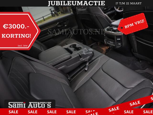 Dodge 1500 Ram LIMITED DE MEEST LUXUEUZE PICK UP HIGH OUTPUT H.O 540PK 706 Nm 2025 | XB9 | MASSAGE | BOM VOL | CREW CAB | DUBBELE CABINE | GRIJSKENTEKEN | VOORRAAD NR 2300 - 7689