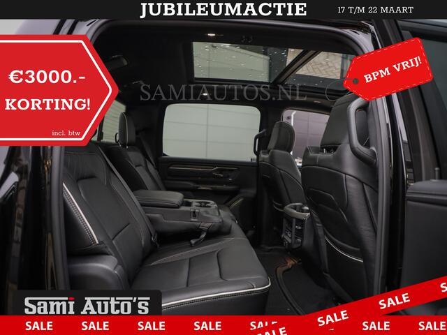 Dodge 1500 Ram LIMITED DE MEEST LUXUEUZE PICK UP HIGH OUTPUT H.O 540PK 706 Nm 2025 | XB9 | MASSAGE | BOM VOL | CREW CAB | DUBBELE CABINE | GRIJSKENTEKEN | VOORRAAD NR 2300 - 7689