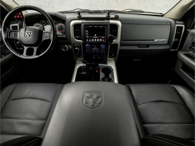 Dodge 1500 Ram 5.7 V8 Crew Cab 5'7 402Pk Automaat (NAVIGATIE, CLIMATE, STUUR/STOELVERWARMING, CAMERA, LEDEREN SPORTSTOELEN, GETINT GLAS, TREKHAAK, CRUISE, BLUETOOTH, NIEUWSTAAT)