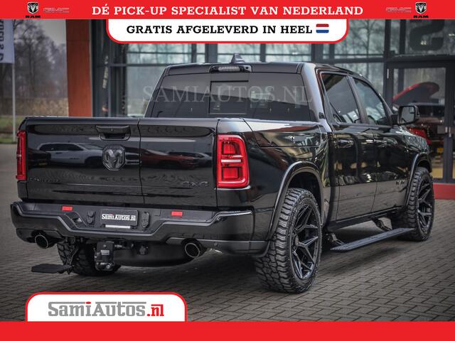 Dodge 1500 Ram LIMITED NIGHT DE MEEST LUXUEUZE PICK UP HIGH OUTPUT H.O 540PK 706 Nm 2025 | XB9 | MASSAGE | BOM VOL | CREW CAB | DUBBELE CABINE | GRIJSKENTEKEN | VOORRAAD NR 2293 - 7688