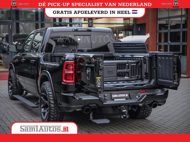 Dodge 1500 Ram LIMITED NIGHT DE MEEST LUXUEUZE PICK UP HIGH OUTPUT H.O 540PK 706 Nm 2025 | XB9 | MASSAGE | BOM VOL | CREW CAB | DUBBELE CABINE | GRIJSKENTEKEN | VOORRAAD NR 2293 - 7688