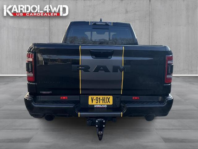 Dodge 1500 Ram 5.7 V8 e-torc 4x4 Crew Cab Limited | Bakflip | Virtual spiegel | Virtual dashboard| Powervalve | Wideboddy | 4PLAY velgenset 22''| Special striping | Geheel rijklaar incl. Garantie