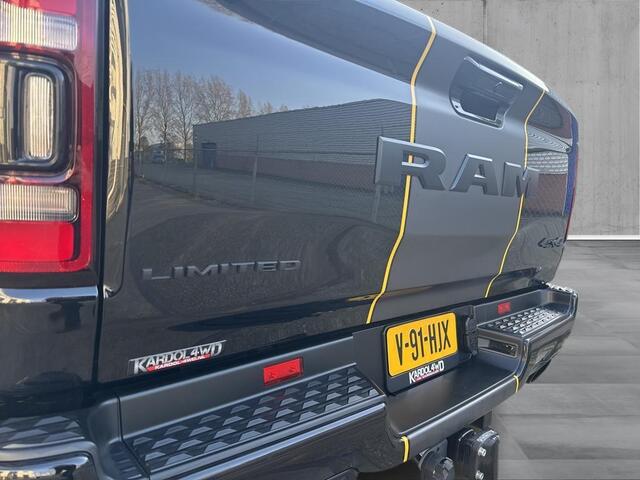 Dodge 1500 Ram 5.7 V8 e-torc 4x4 Crew Cab Limited | Bakflip | Virtual spiegel | Virtual dashboard| Powervalve | Wideboddy | 4PLAY velgenset 22''| Special striping | Geheel rijklaar incl. Garantie