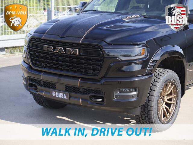 Dodge 1500 RAM | | Limited | Forged | 3.0L Twin-Turbo I6 | High Output | RAMBOX | Passenger Display | 14,4 Touch Screen | LPG | INCL BPM-VOORDEEL Getoonde accessoires zijn verkrijgbaar tegen meerprijs