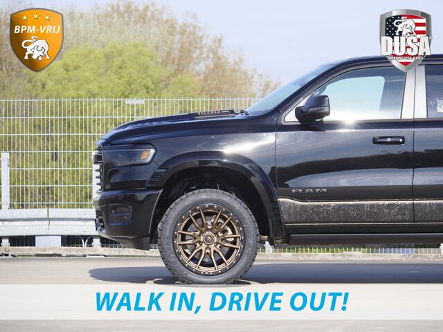 Dodge 1500 RAM | | Limited | Forged | 3.0L Twin-Turbo I6 | High Output | RAMBOX | Passenger Display | 14,4 Touch Screen | LPG | INCL BPM-VOORDEEL Getoonde accessoires zijn verkrijgbaar tegen meerprijs