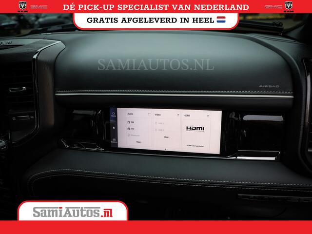 Dodge 1500 Ram LIMITED NIGHT 540PK 706 Nm 2025 | HIGH OUTPUT | XB9 | MASSAGE | BOM VOL | CREW CAB | DUBBELE CABINE | GRIJSKENTEKEN | DE MEEST LUXUEUZE en BEGEERDE Pick-up | VOORRAAD NR 2301 - 7424