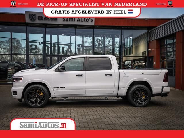 Dodge 1500 Ram LIMITED NIGHT H.O 540PK 706 Nm | XB9 | MASSAGE | BOM VOL | PWD IVORY | CREW CAB | DUBBELE CABINE | GRIJSKENTEKEN | DE MEEST LUXUEUZE en BEGEERDE Pick-up | VOORRAAD NR 2352 - 7649