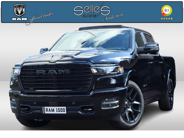 Dodge 1500 Ram 2025 3.0L HURRICANE LARAMIE Night Premium | BPM VRIJ | NIEUW | Panoramadak | Luchtvering