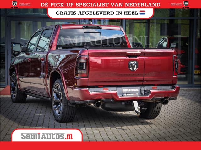 Dodge 1500 Ram LIMITED V8 5.7 HEMI | HUD | LUCHTVERING | PANORAMA | MWK MULTI TAILGATE | 360 CAM | ADAPTIVE CRUISE | 3500KG | HEADUP DISPLAY | DIGITAL MIRROR | CREWCAB | DUBBELE CABINE | NIGHT EDITION | HARMAN KARDON |