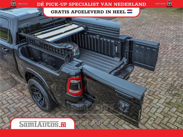 Dodge 1500 Ram LPG | RAMBOX | MWK | VIRTUAL | 5.7 V8 HEMI 402PK | LIMITED NIGHT | HUD ADG | SER LUCHTVERING | MEEST VOLLE UITVOERING | CREW CAB | DUBBELE CABINE | DC | 5 PERSOONS | GRIJSKENTEKEN BEDRIJFS AUTO |