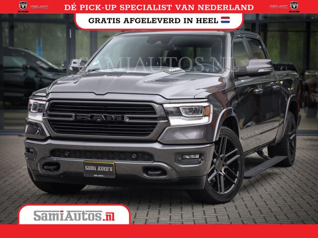 Dodge 1500 Ram SPORT | BOM VOL | 402PK HEMI 5,7 V8 | LUCHTVERING | BED SLIDE | PANO | ADAPTIVE CRUISE | 360 CAMERA | EN VEEL MEER | DUBBELE CABINE | 5 PERSOONS | LAGE KM STAND | GRANITE |