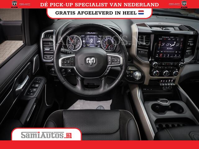 Dodge 1500 Ram SPORT | BOM VOL | 402PK HEMI 5,7 V8 | LUCHTVERING | BED SLIDE | PANO | ADAPTIVE CRUISE | 360 CAMERA | EN VEEL MEER | DUBBELE CABINE | 5 PERSOONS | LAGE KM STAND | GRANITE |