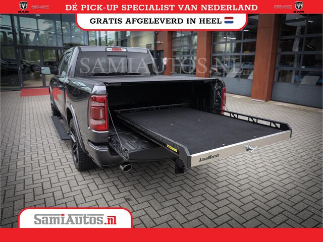 Dodge 1500 Ram SPORT | BOM VOL | 402PK HEMI 5,7 V8 | LUCHTVERING | BED SLIDE | PANO | ADAPTIVE CRUISE | 360 CAMERA | EN VEEL MEER | DUBBELE CABINE | 5 PERSOONS | LAGE KM STAND | GRANITE |