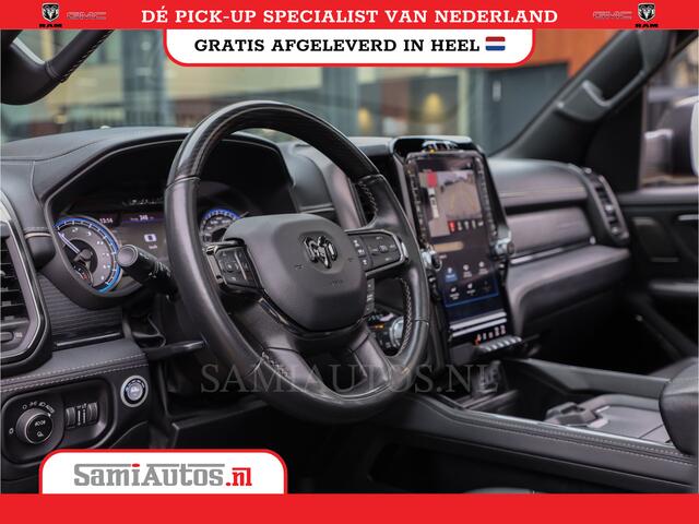 Dodge 1500 Ram 5.7 V8 LIMITED | LUCHTVERING | DIGI CLUSTER | HUD | DIGI BINNENSPIEGEL | MULTI TAILGATE | NIGHT SPORT | LPG | NIGHT SPORT | KOELING/ VERWARMING | DELMONICO RED | Zeer mooie RAM limited met alle opties die er te verkrijgen zijn op de limited | Dubbele 