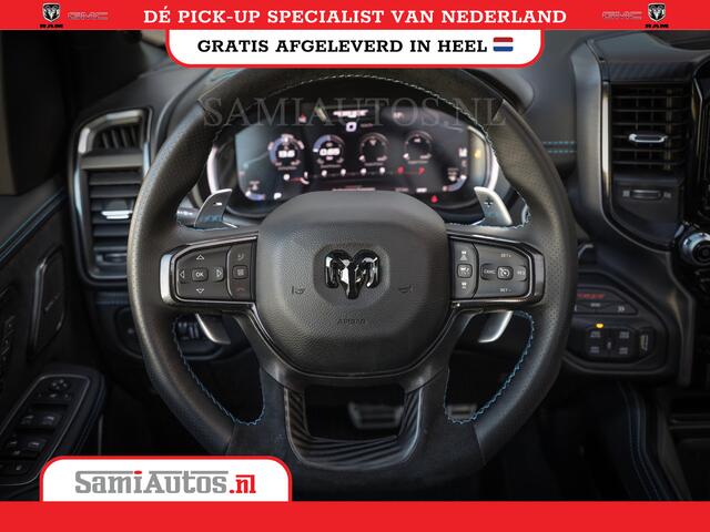 Dodge 1500 Ram TRX LUNAR EDITION | ZEER ZELDZAAM | 6.2 SUPERCHARGED 702 PK HELLCAT | FULL OPTION | CERAMIC GREY | PANORAMA | CARBON PACK | BLACK BEADLOCK WHEELS | BPM VRIJ | LAUNCH CONTROL | 4X4 | 360CAMERA Rijklaar prijs met garantie en genoemde opties en extra's.