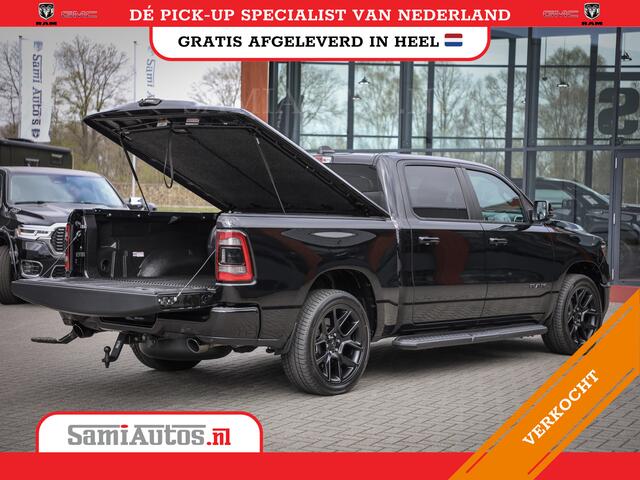 Dodge 1500 Ram LARAMIE SPORT 4X4 5.7 V8 | PRINS LPG | CAMERA | APPLE CARPLAY | 3500KG | 22INCH NIGHT | FULL LED | CRUISE | MEMORY SEATS | LEDER | DUBBELE CABINE | CREWCAB