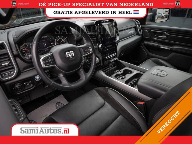 Dodge 1500 Ram LARAMIE SPORT 4X4 5.7 V8 | PRINS LPG | CAMERA | APPLE CARPLAY | 3500KG | 22INCH NIGHT | FULL LED | CRUISE | MEMORY SEATS | LEDER | DUBBELE CABINE | CREWCAB